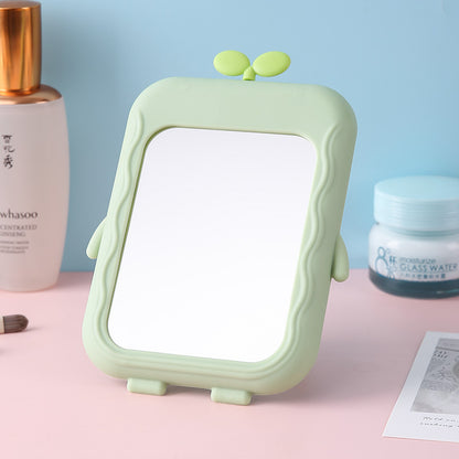 Cute Cartoon-Themed Handheld Mirror