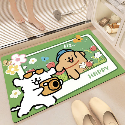 Modern Artistic Bath Mat Acalora