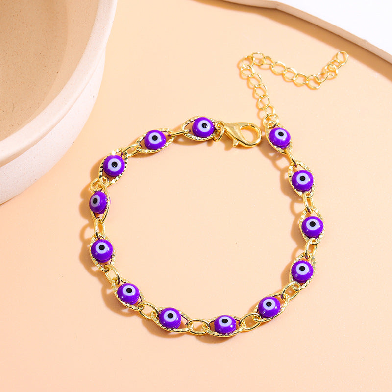 Evil Eye Charm Bracelet Acalora 1788164291