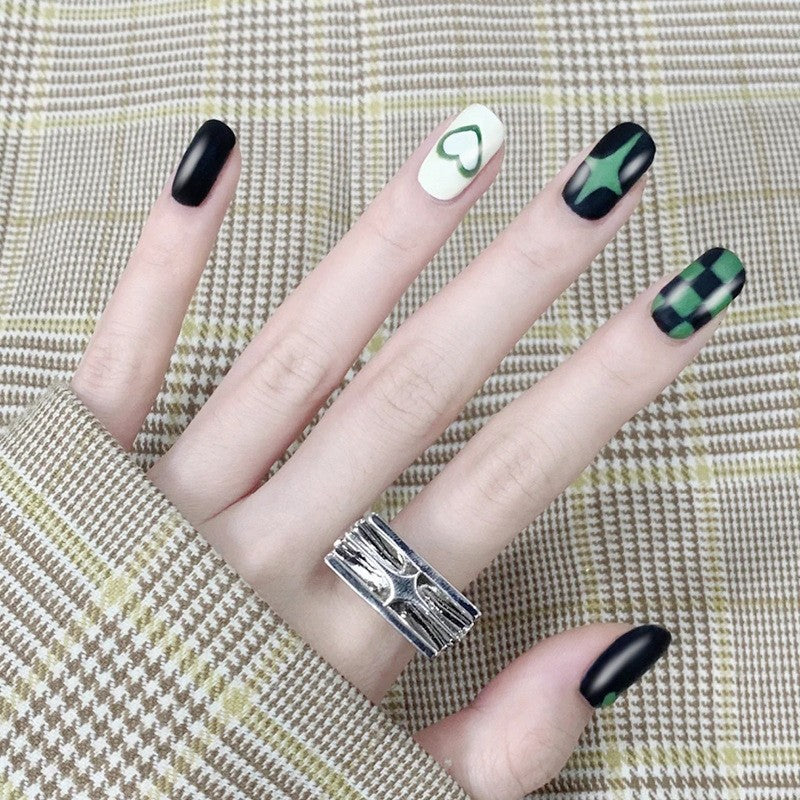 Creative Nail Art Set with Geometric Patterns Acalora