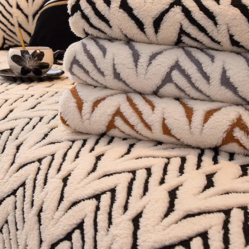 Plush Decorative Sofa Cover