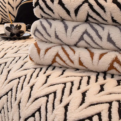 Plush Decorative Sofa Cover