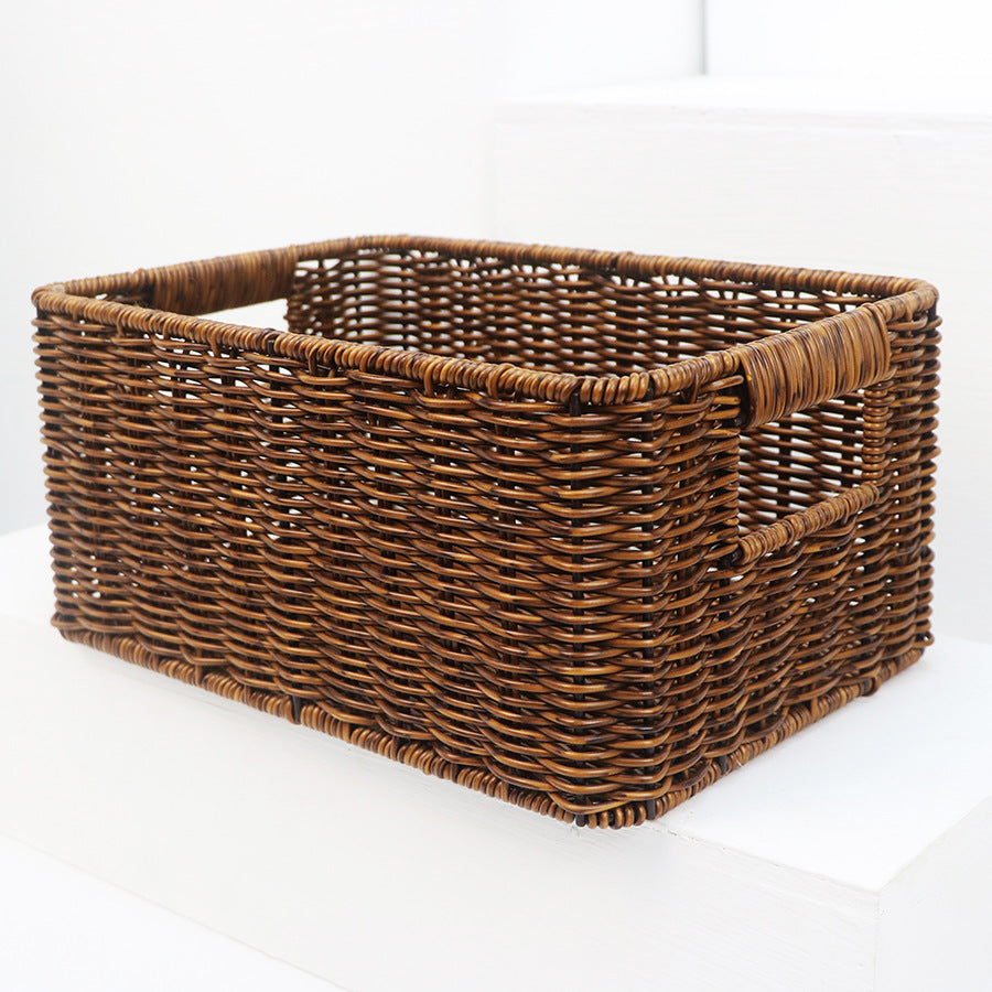 Rectangular Woven Storage Box Acalora