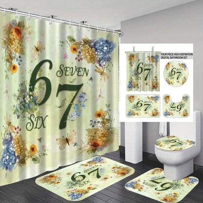 Colorful Dessert-Themed Bathroom Set