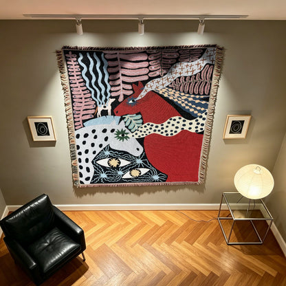 Artistic Tapestry Throw Blanket