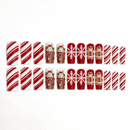Creative nail art set with festive Christmas design Acalora