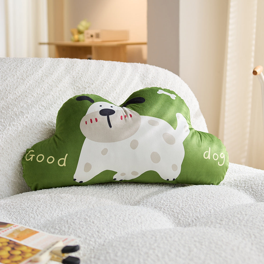 Decorative Rabbit Graphic Throw Pillow