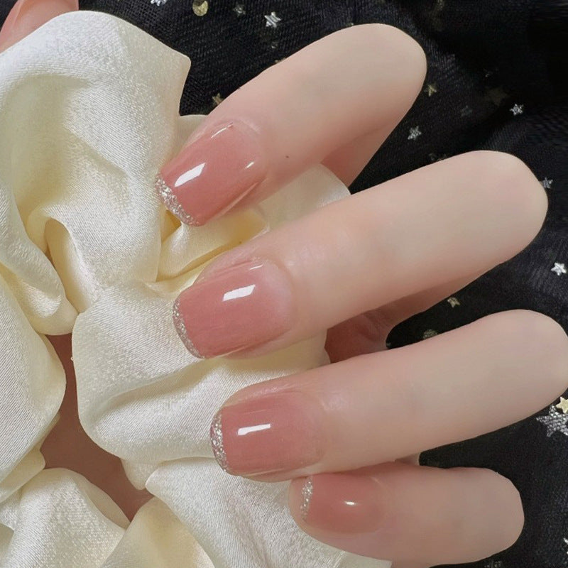 Elegant Glossy Press-On Nail Tips Acalora