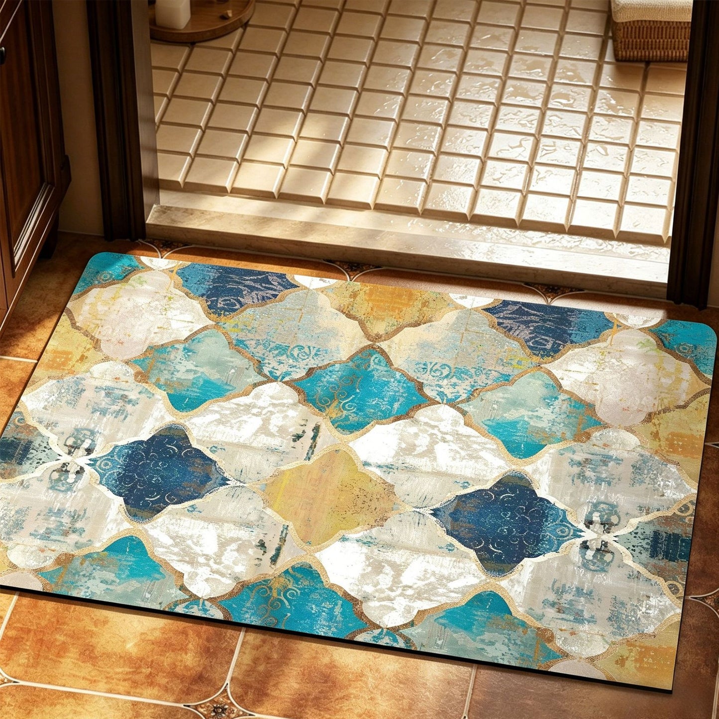 Decorative Bathroom Mat Acalora