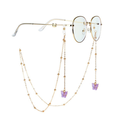 Decorative Butterfly Eyewear Chain Acalora