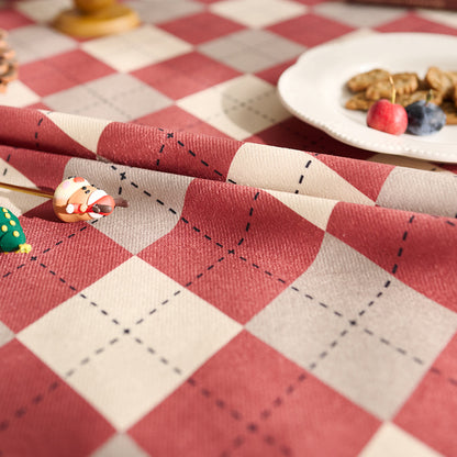 Classic Checkered Tablecloth