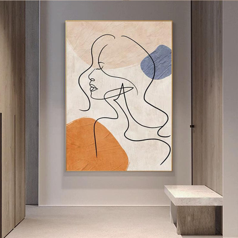 Abstract Line Art Canvas Print