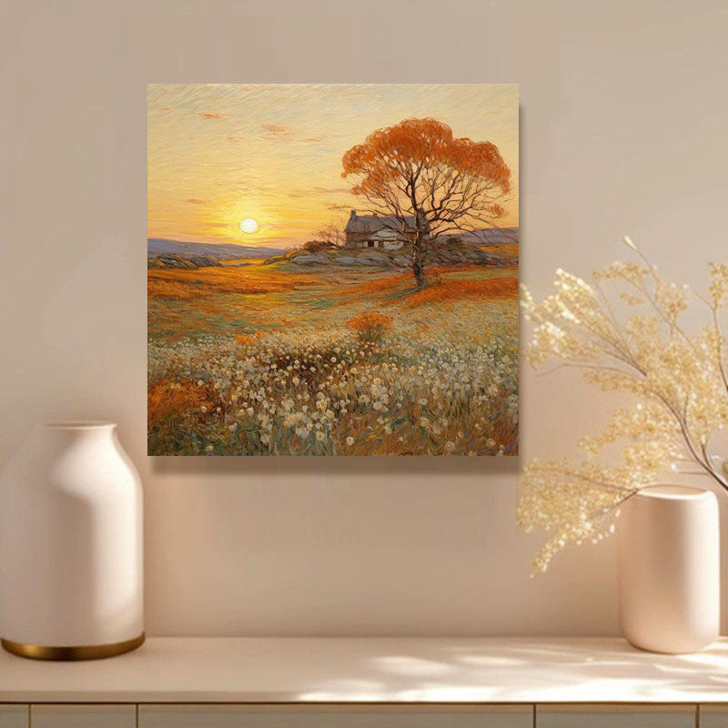 Scenic Winter Landscape Canvas Art