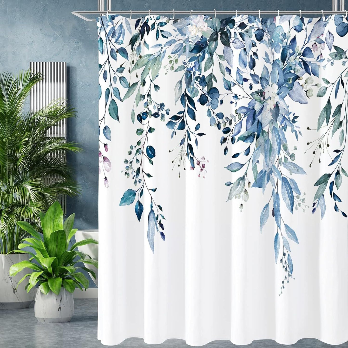 Floral Patterned Shower Curtain