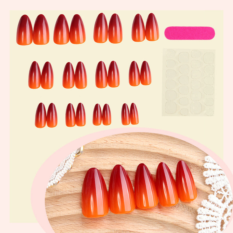 Ombre Stiletto Press-On Nails Set Acalora