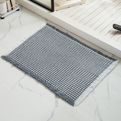 Textured Bathroom Rug