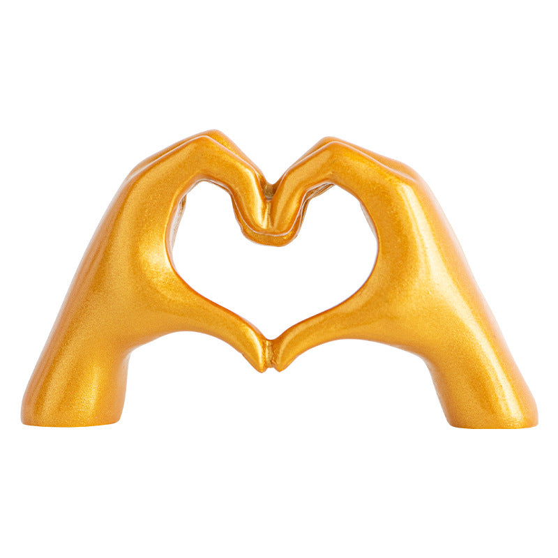 Decorative Heart-shaped Sculpture Acalora