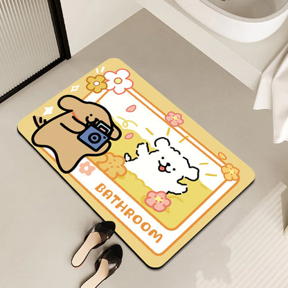 Modern Artistic Bath Mat Acalora