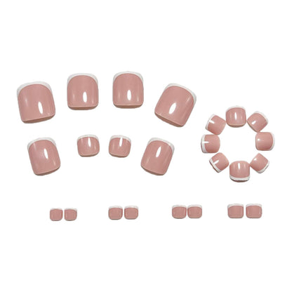 Artificial nails with elegant French tips Acalora