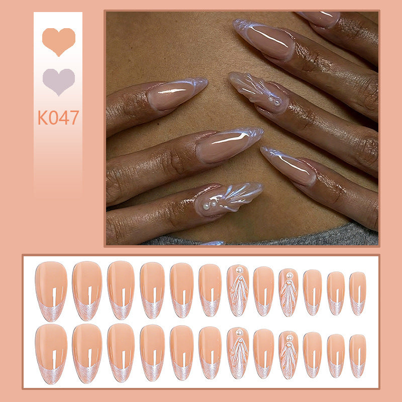 Artificial nail set with elegant 3D design Acalora