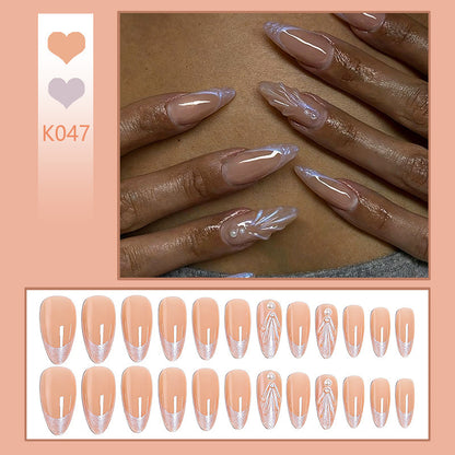 Artificial nail set with elegant 3D design Acalora