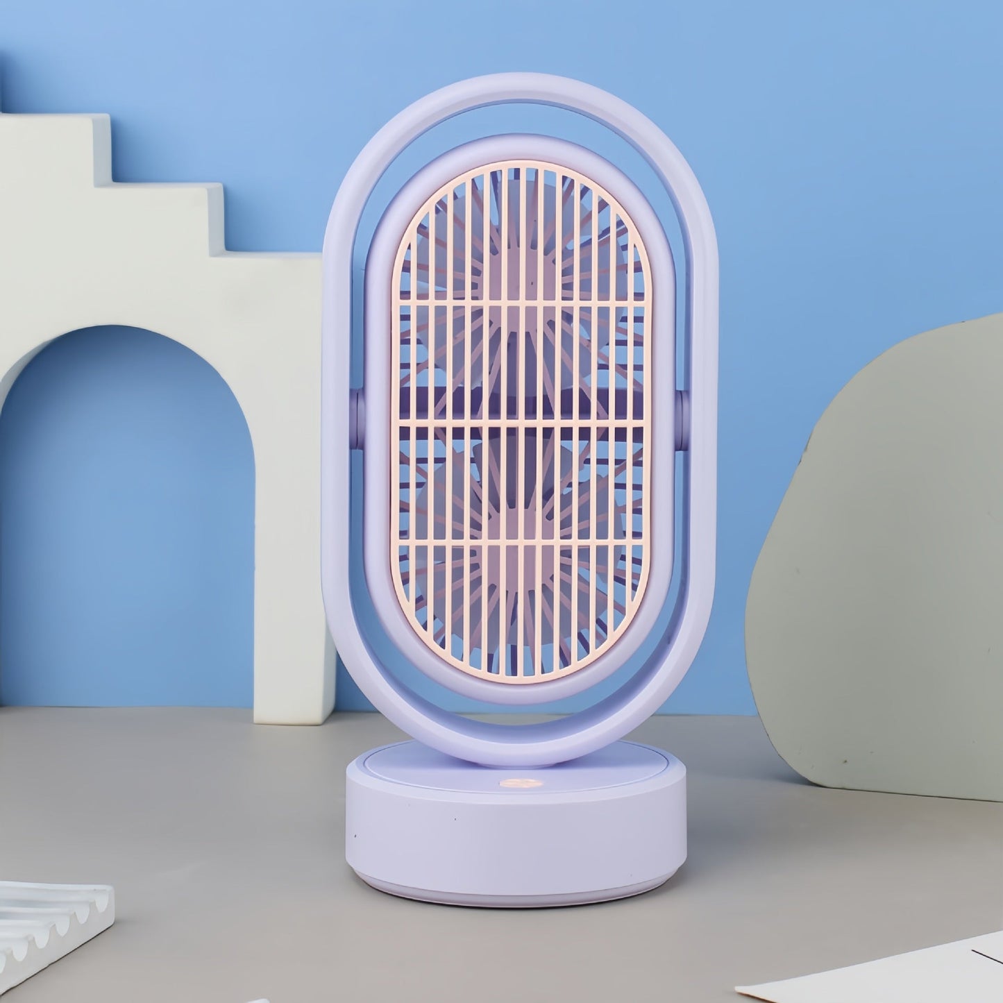 Women High-Performance Table Fan with Multiple Adjustable Tilt Angle Bowlift