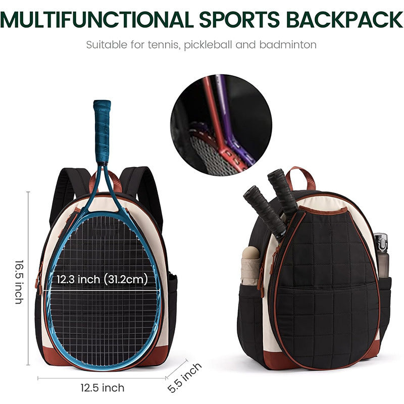 Padded Tennis Racket Backpack Acalora