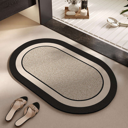 Elegant Woven Bath Mat