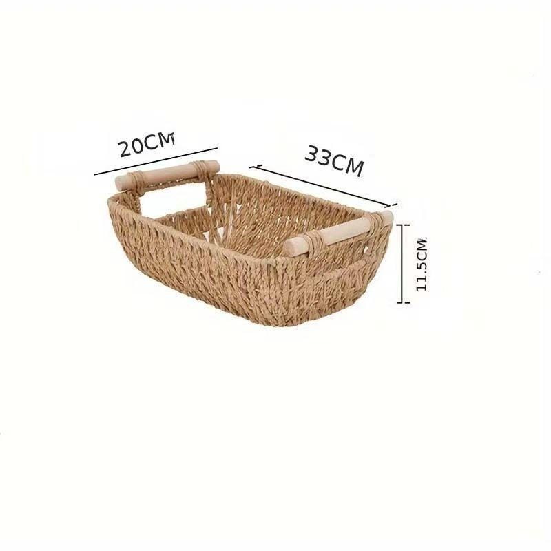 Storage basket made of durable natural material Acalora