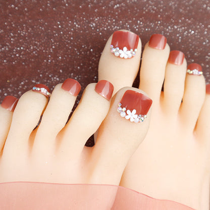 Luxury Rhinestone-Decorated Pedicure Set Acalora