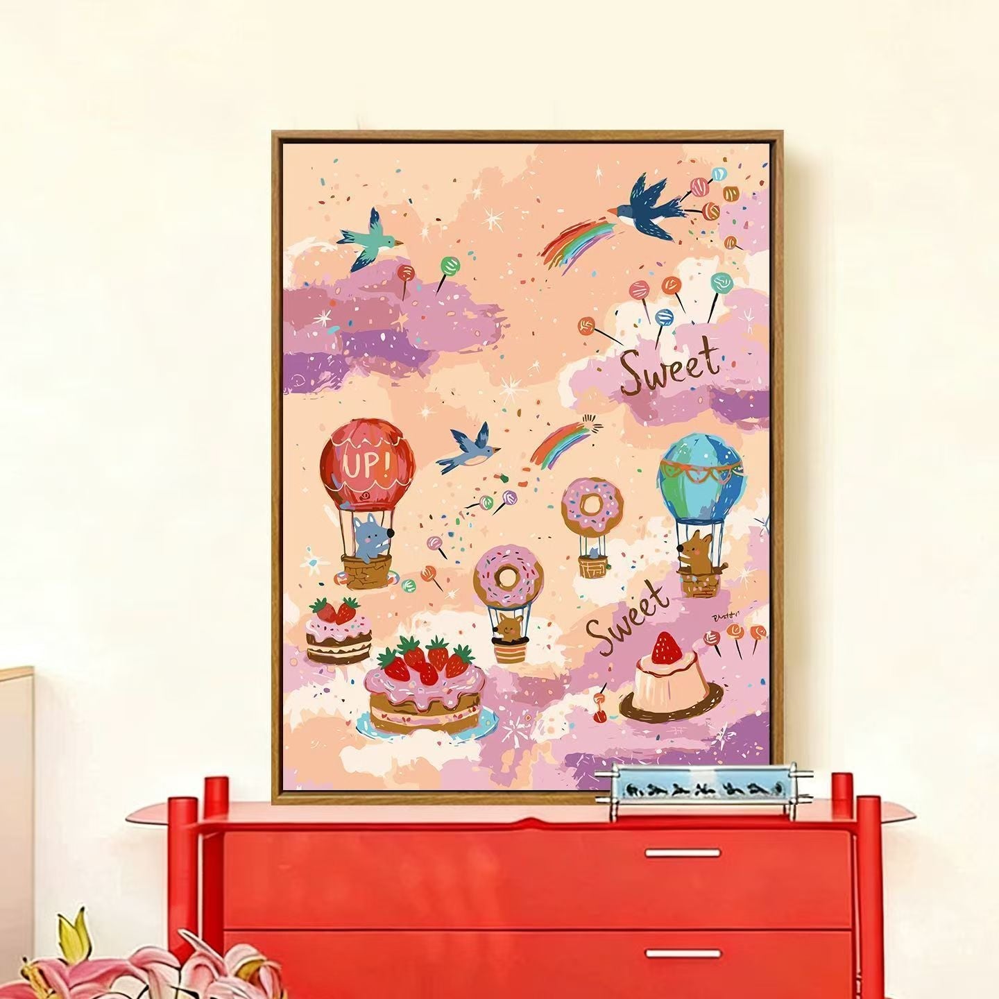 Whimsical Holiday-Themed Wall Art