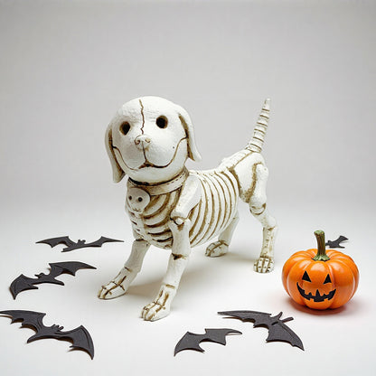 Decorative Dog Skeleton Figurine Acalora