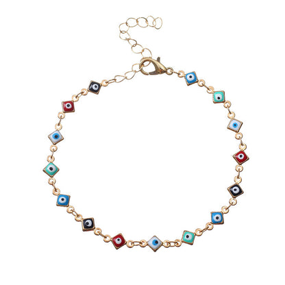 Multi-Colored Evil Eye Bracelet Acalora