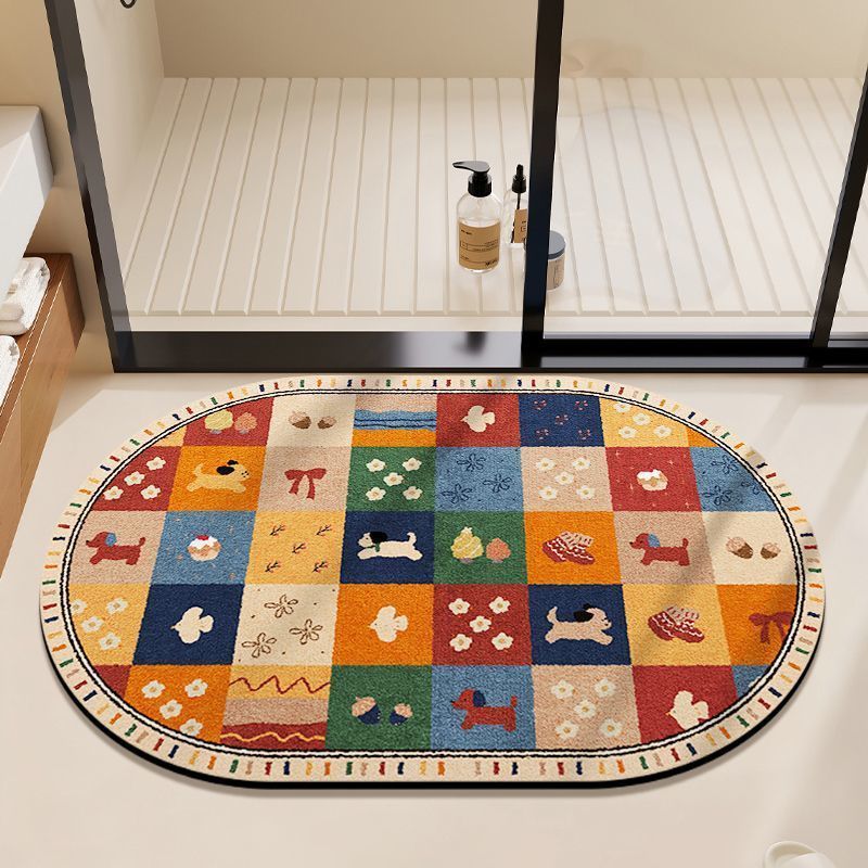Cute Bear-Themed Bath Mat
