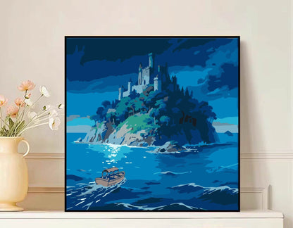Scenic Mountain Landscape Canvas Art