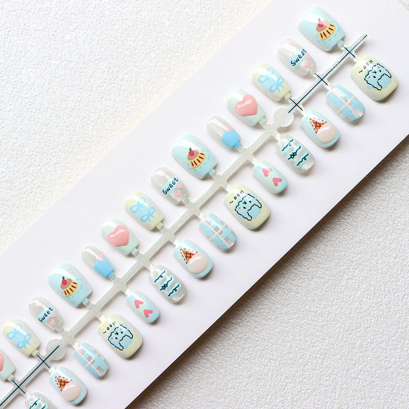 Creative Themed Press-On Nail Set Acalora