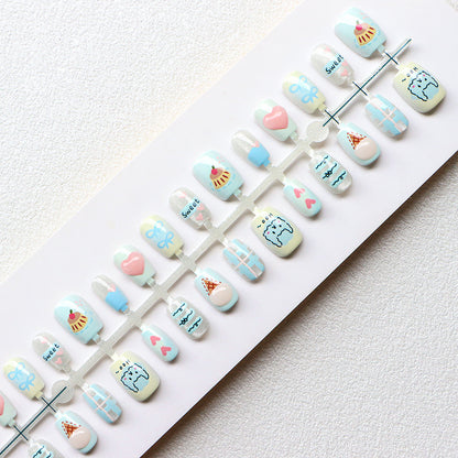 Creative Themed Press-On Nail Set Acalora