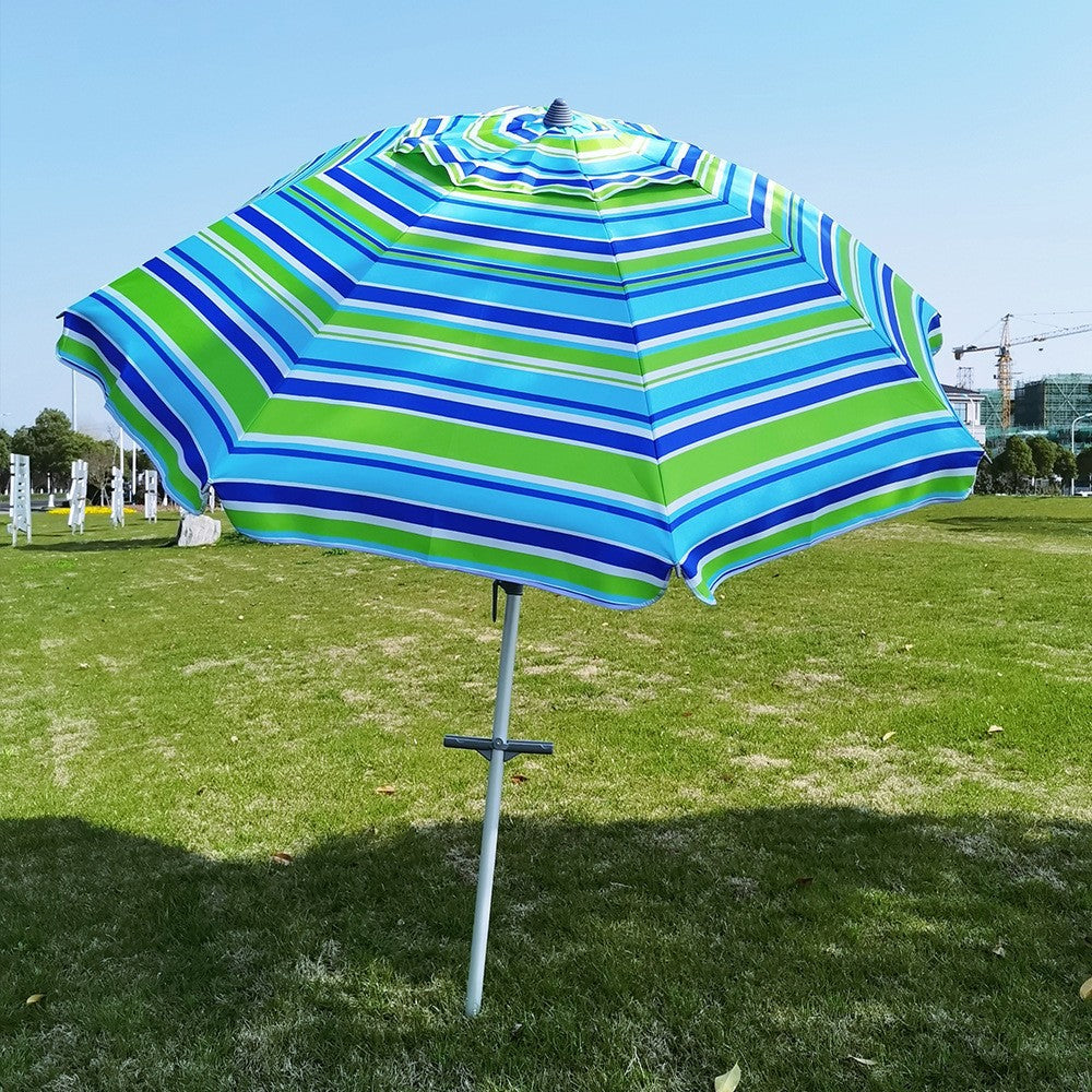 Women's Striped Sunshade with stable ground anchoring Karnz