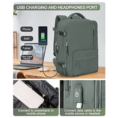 Multi-Compartment Stylish Travel Backpack Acalora