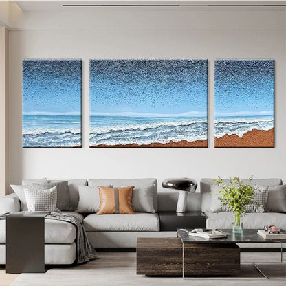 Abstract Coastal Canvas Wall Art
