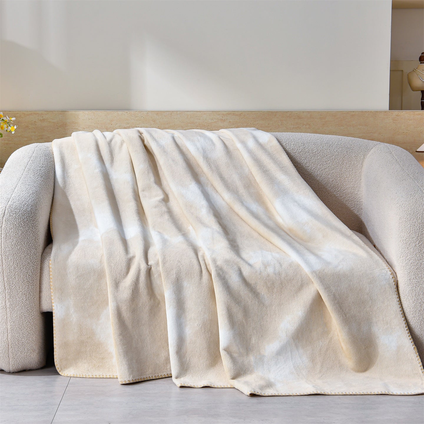Luxury Leopard-Print Fleece Throw Blanket