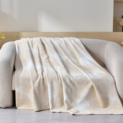 Luxury Leopard-Print Fleece Throw Blanket