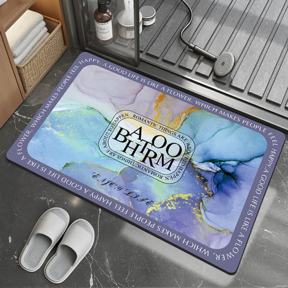 Decorative Honeycomb Bath Mat Acalora