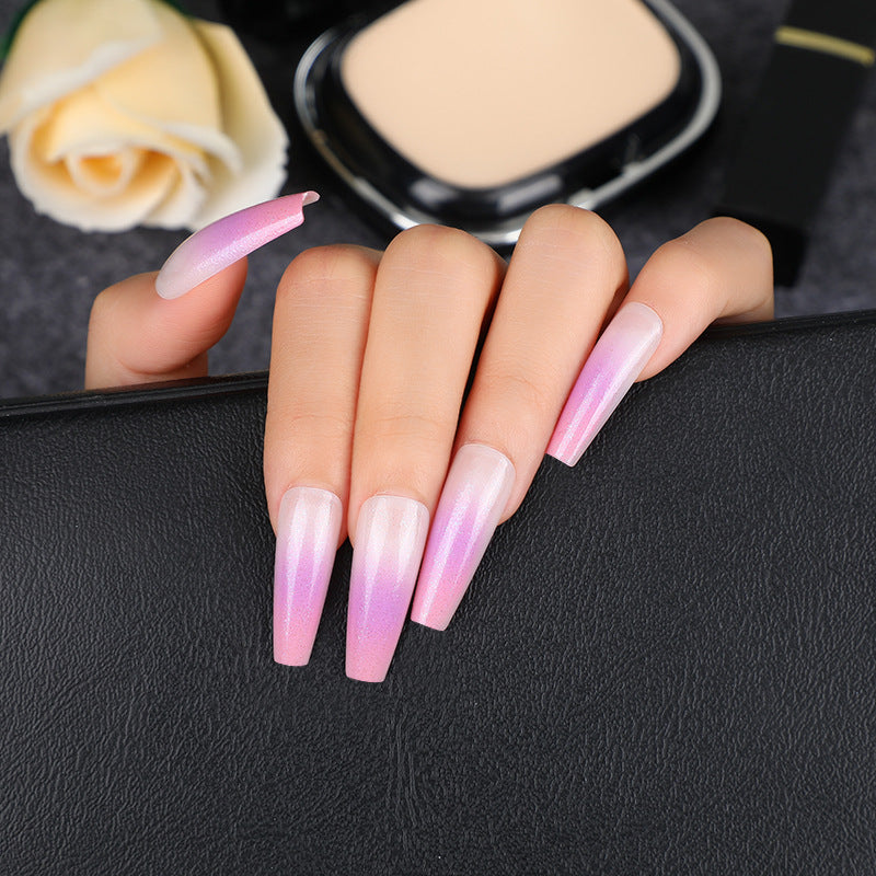 Glamorous artificial nails with gradient Acalora