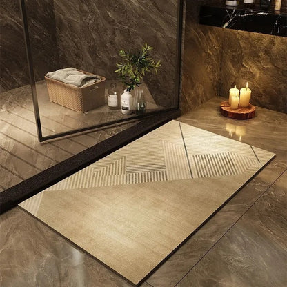 Modern Geometric Bath Mat