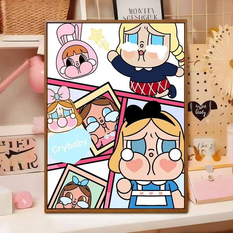 Playful Cartoon Illustration Wall Art