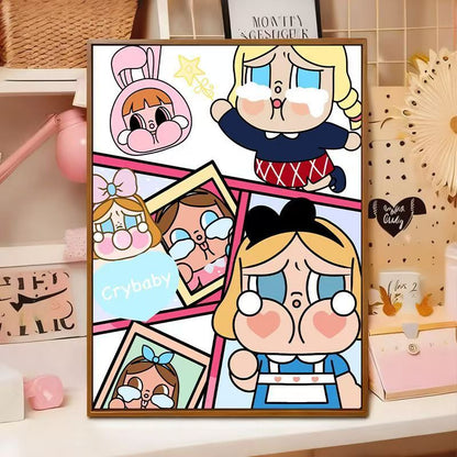Playful Cartoon Illustration Wall Art