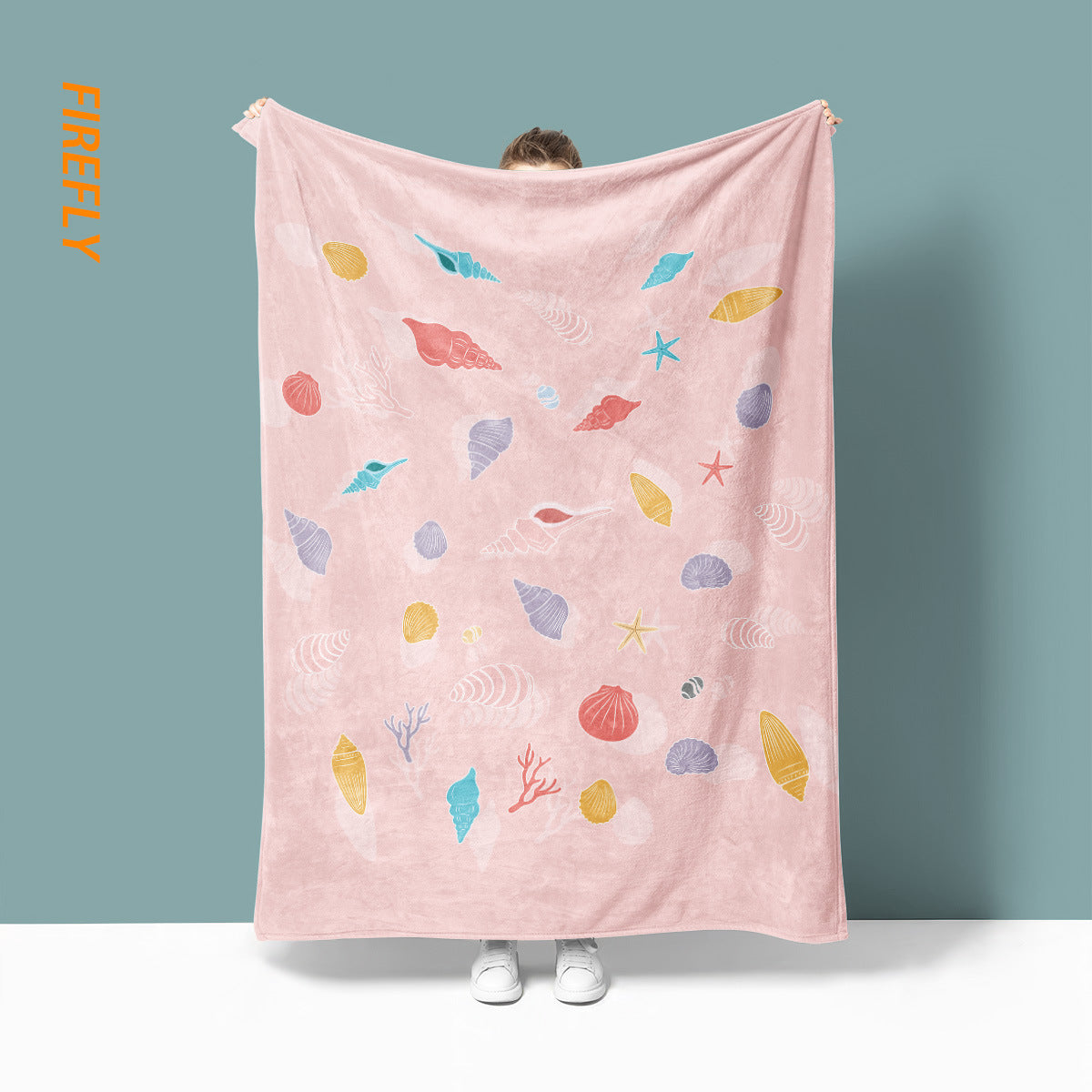 Unisex Cozy Sea-Themed Blanket