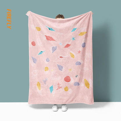 Unisex Cozy Sea-Themed Blanket