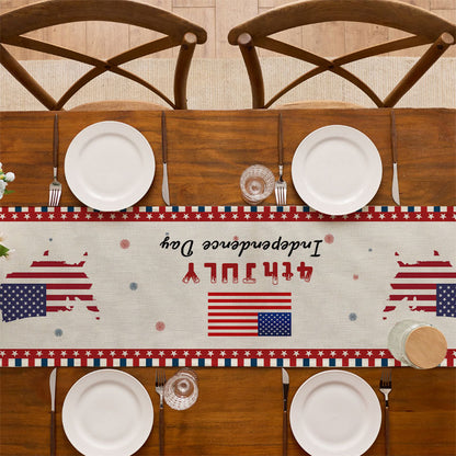 Decorative Patriotic Table Runner